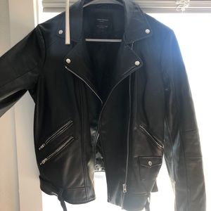 Zara leather jacket